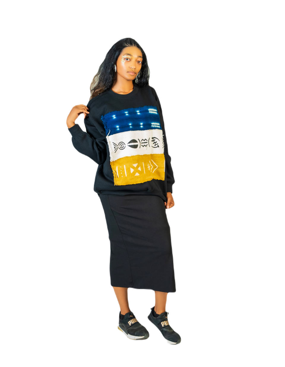 A woman posing for a picture