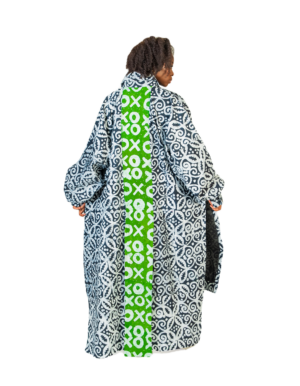 A woman in a long robe